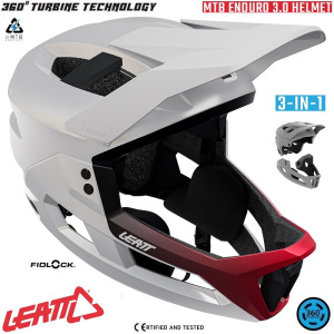 MTB helma LEATT MTB Enduro 3.0 Helmet Cream White 2026