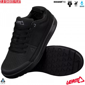 Boty na kolo Leatt MTB 2.0 Flat Shoe Stealth 2025