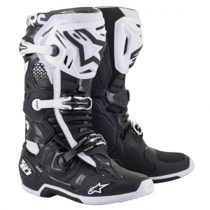 Boty na motokros Alpinestars TECH 10 Black White 2025