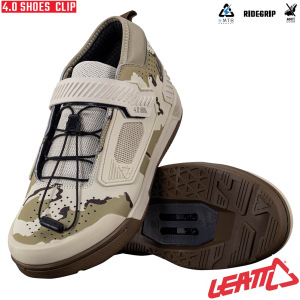 Boty nášlapné na kolo Leatt MTB 4.0 Clip Shoe Desert Camo