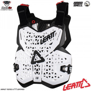 Chránič hrudi a zad Leatt 1.5 Chest Protector White 2025