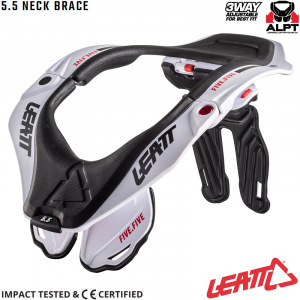 Chránič krční páteře Leatt 5.5 Neck Brace White 2024