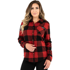 Dámská košile FXR Womens Timber Flannel Shirt Rust Black