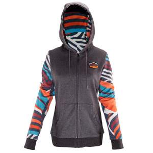 Dámská mikina LEATT Premium Women Zip Hoody Stripes