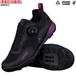 Dámské boty na kolo Leatt MTB 6.0 ProClip Shoe Womens Velvet 2025