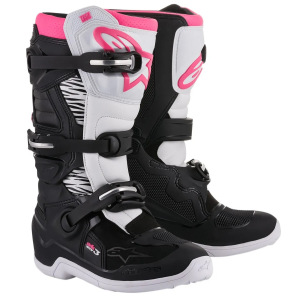 Dámské boty na motokros Alpinestars Stella Tech 3 Black White Pink