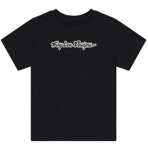 Dámské tričko TroyLeeDesigns Womens Signature Short Sleeve Tee Black White