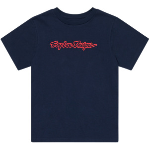 Dámské tričko TroyLeeDesigns Womens Signature Short Sleeve Tee Navy