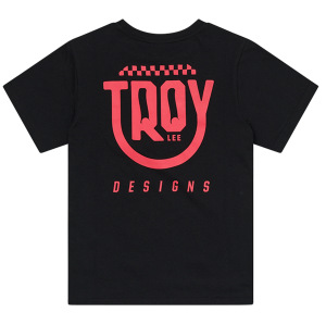 Dámské tričko TroyLeeDesigns Womens Smiley Short Sleeve Tee Black 