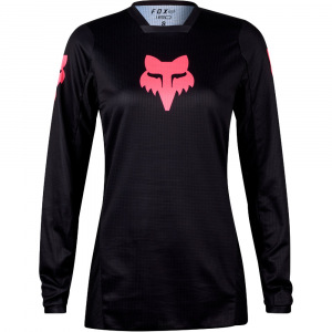 Dámský dres FOX Womens 180 Blackout Jersey Black Pink 2026