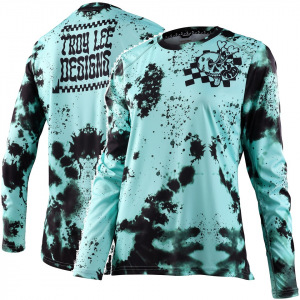 Dámský dres na kolo TroyLeeDesigns Womens Lilium LS Jersey Micayla Gatto Mist