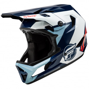 Dětská bmx helma FLY Rayce Helmet Youth Red White Blue