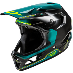 Dětská helma na kolo FLY Rayce Helmet Youth Repeat Black Teal HiVis 2026