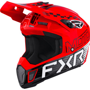 Dětská helma na motokros FXR Youth Clutch MX Helmet Red 2026