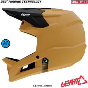 Dětská integrální MTB helma LEATT MTB 1.0 Gravity Junior Helmet Lager Yellow 2026