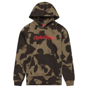 Dětská mikina TroyLeeDesigns Youth Signature Pullover Hoody Olive Camo
