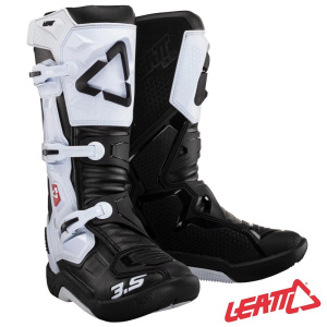 Dětské boty na motokros Leatt Moto 3.5 Junior Boot White 2025