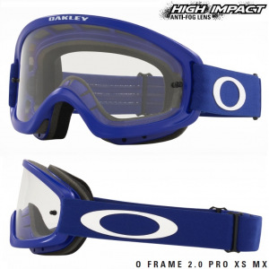 Dětské brýle Oakley OFrame 2.0 XS PRO Moto Blue Clear Lens