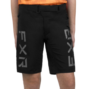 Dětské kraťasy na kolo FXR Youth Revo MTB Short Black