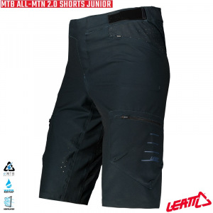 Dětské kraťasy na kolo Leatt MTB 2.0 AllMountain Short Junior Black 2025