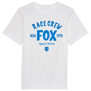 Dětské tričko FOX Youth Slogan SS Tshirt Optic White