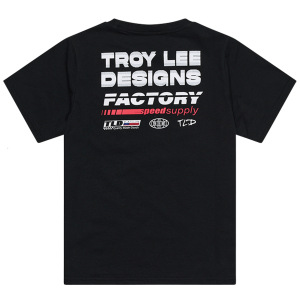 Dětské tričko TroyLeeDesigns Youth Factory Short Sleeve Tee Black
