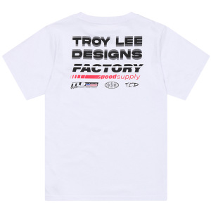 Dětské tričko TroyLeeDesigns Youth Factory Short Sleeve Tee White