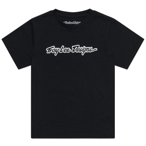 Dětské tričko TroyLeeDesigns Youth Signature Short Sleeve Tee Black