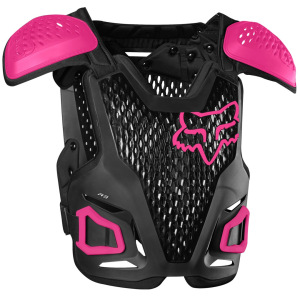 Dětský chránič hrudi FOX Youth R3 Guard Black Pink
