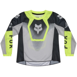 Dětský dres FOX 180 Jersey Kids Collect Grey Yellow 2026