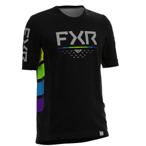 Dětský dres na kolo FXR Youth ProFlex UPF SS Jersey Black