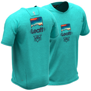 Dětský dres na kolo Leatt MTB 2.0 All-Mtn Junior Jersey Aqua 2024