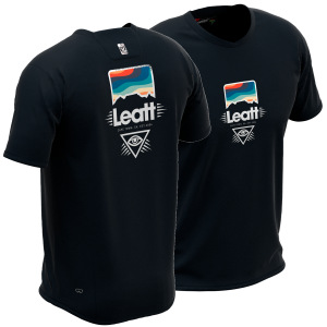 Dětský dres na kolo Leatt MTB 2.0 All-Mtn Junior Jersey Black 2024
