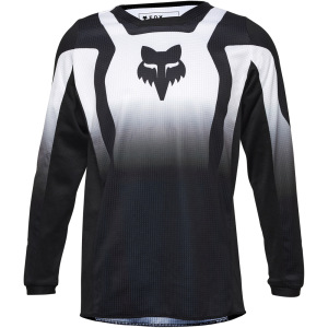 Dětský dres na motokros FOX 180 Jersey Youth Lean Black White 2025