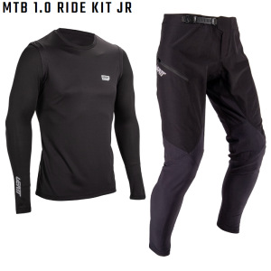 Dětský komplet na kolo LEATT MTB 1.0 Ride Kit Junior Black 2025
