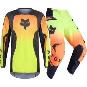 Dětský komplet na motokros FOX 180 Youth Shield Flo Yellow 2026