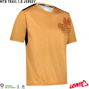 Dres na kolo Leatt MTB 1.0 Trail Jersey Rust 2022