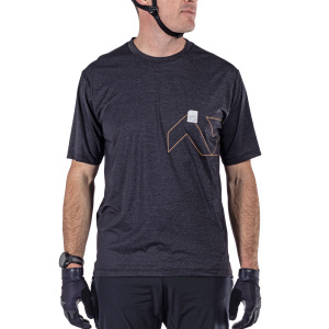 Dres na kolo Leatt MTB Trail 1.0 X-Flow Jersey Black 2025