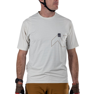 Dres na kolo Leatt MTB Trail 1.0 X-Flow Jersey Cream 2025