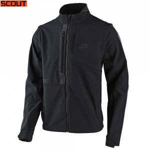 Enduro bunda TroyLeeDesigns Scout SoftShell Off-Road Jacket Black 2024