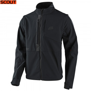 Enduro bunda TroyLeeDesigns Scout SoftShell Off-Road Jacket Black 2025