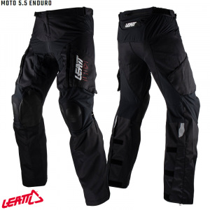 Enduro kalhoty Leatt Moto 5.5 Enduro Pant Black 2026