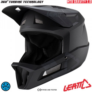 Integrální MTB helma LEATT MTB 2.0 Gravity Helmet V23 Stealth 2024