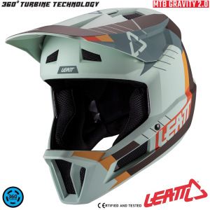 Integrální MTB helma LEATT MTB 2.0 Gravity Helmet V25 Mint 2025