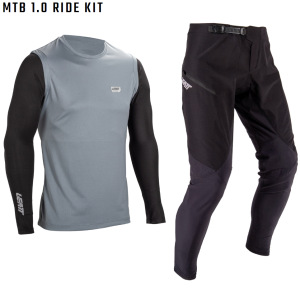 Komplet na kolo LEATT MTB 1.0 Ride Kit Titanium 2025
