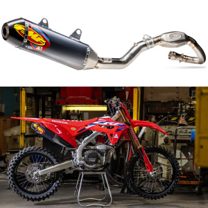 Kompletní systém FMF Factory 4.1 RCT Alu Steel Carbon End Cap Full System Honda CRF450R 21-25