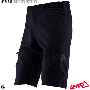 Kraťasy na kolo Leatt MTB Enduro 2.0 Short Black 2024