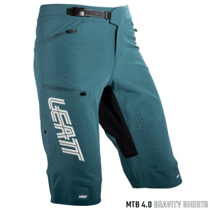 Kraťasy na kolo Leatt MTB Gravity 4.0 Shorts Teal 2025
