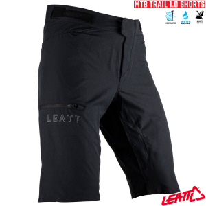 Kraťasy na kolo Leatt MTB Trail 1.0 Short Black 2023