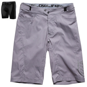 Kraťasy na kolo s vložkou TroyLeeDesigns Flowline Short Charcoal 2024